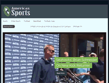 Tablet Screenshot of americas-sports.com